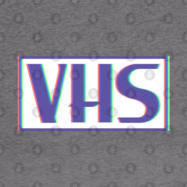 VHS - Retro VHS Logo by GoldenGear